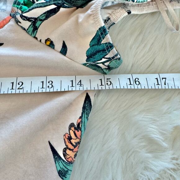 Guess Boho Floral Print Off the Shoulder Top Small - Picture 6 of 9